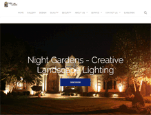 Tablet Screenshot of nightgardens.com